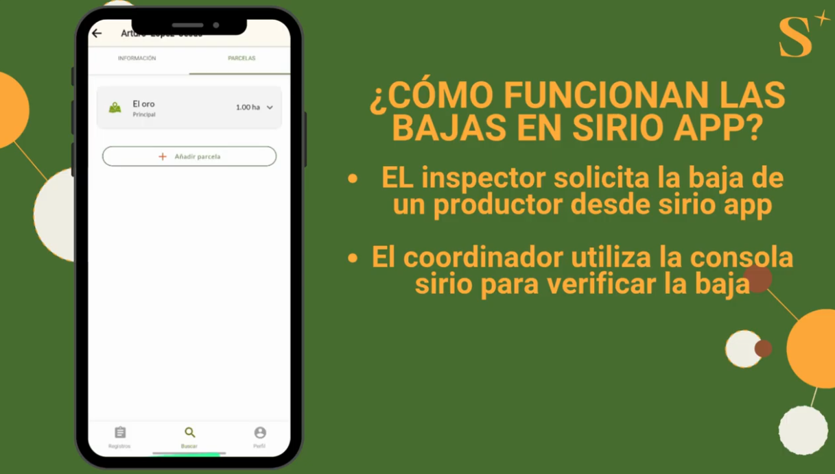 Video: gestión de bajas de productores en Sirio